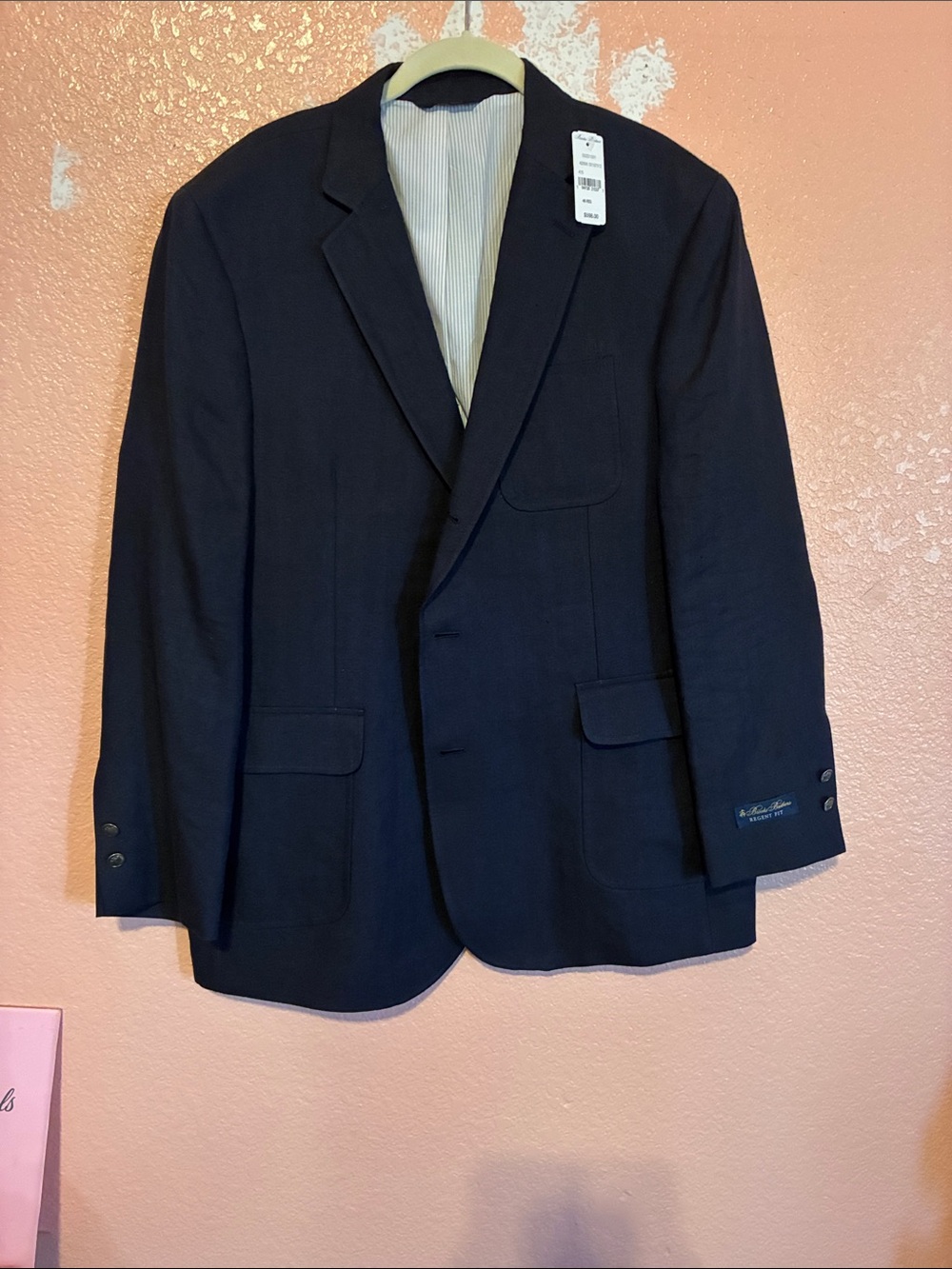 Brooks Brothers Dark Navy Patch-Pocket Sport Coat